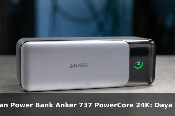 Ulasan Power Bank Anker 737 PowerCore 24K: Daya Besar untuk Semua Perangkat
